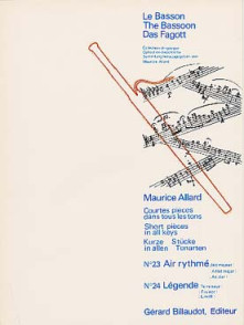 Allard M. Courtes Pieces N°23 et N°24 Basson