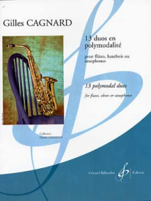 Cagnard G. 13 Duos Flutes OU Hautbois OU Saxophones