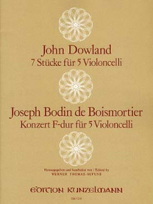 Bodin de Boismortier J. Stucke Konzert Violoncelles