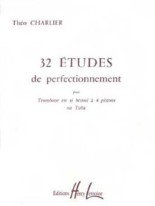 Charlier T. 32 Etudes de Perfectionnement Trombone OU Tuba