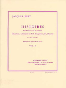 Ibert J. Histoires Quatuor D'anches Vol 2