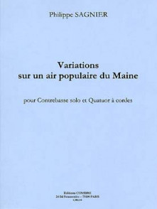 Sagnier P. Variations Sur UN Air Populaire DU Maine Ens. Cordes