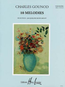 Gounod C. 10 Melodies Voix Elevees