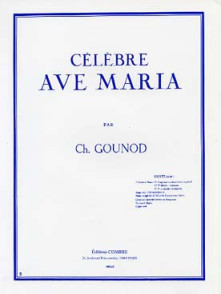 Gounod C. Celebre Ave Maria Voix Soprano