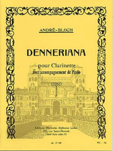 Bloch A. Denneriana Clarinette