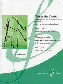 Grands Airs D'opera Vol 1 Clarinette