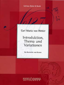 Weber C.m. Introduction, Theme et Variations Clarinette