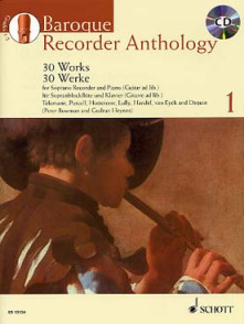 Baroque Recorder Anthology Vol 1 Flute A Bec Soprano