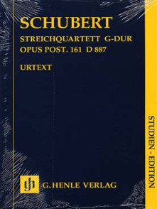 Schubert F. Quatuor A Cordes OP 161CONDUCTEUR