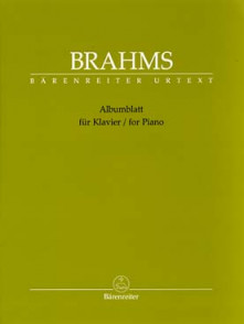 Brahms J. Albumblatt Piano