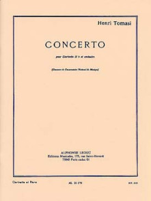 Tomasi H. Concerto Clarinette
