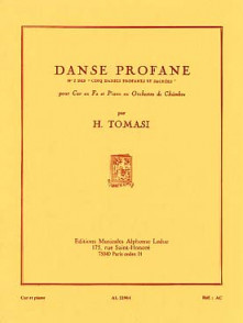 Tomasi H. Danse Profane N°2 Cor