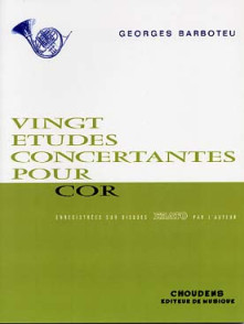 Barboteu G. Etudes Concertantes Cor