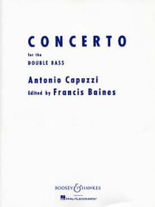 Capuzzi A. Concerto FA Majeur Contrebasse