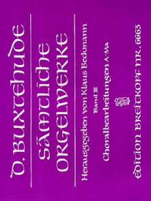 Buxtehude Samtliche Orgelwerke Vol 3 Orgue