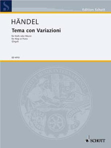 Haendel G.f. Tema Con Variazioni Harpe
