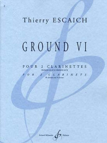 Escaich T. Ground VI Clarinettes