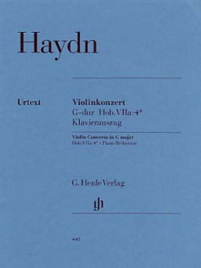 Haydn J. Concerto HOBVIIA:4 Sol Majeur Violon