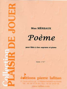 Mereaux M. Poeme Flute A Bec Soprano