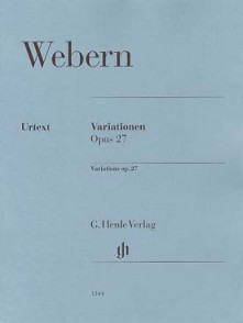 Webern A. Variations OP 27 Piano