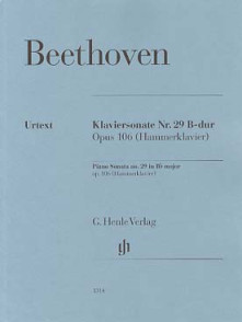 Beethoven L.v. Sonate N°29 OP 106 Piano