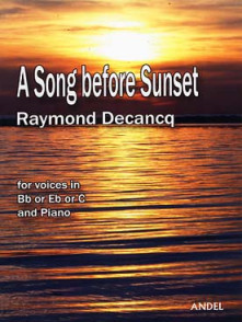 Decancq R. A Song Before Sunset Flute A Bec