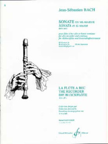 Bach J.s. Sonate Bwv 1033 Flute A Bec