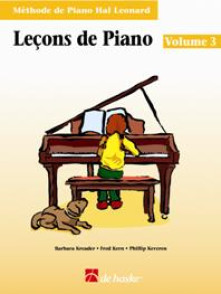 Hal Leonard Lecons de Piano Vol 3 + CD