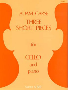 Carse A. Pieces Courtes Violoncelle