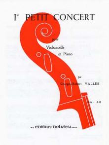 Vallee G.r. 1ER Petit Concert Violoncelle