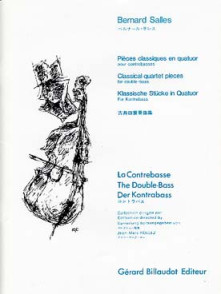 Pieces Classiques en Quatuor Contrebasses