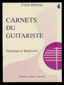 Rivoal Y. Carnets DU Guitariste Vol 4 Guitare