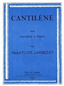 FUSTE-LAMBEZAT M. Cantilene Hautbois