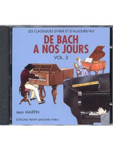 de Bach A Nos Jours Vol 2A Piano CD