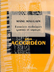 Maugain M. Exercices Techniques Gammes Accordeon
