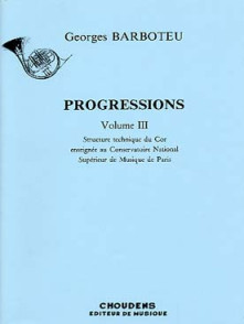 Barboteu G. Progressions Vol 3 Cor