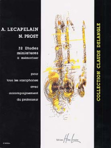 Lecapelain A./prost N. 32 Etudes Miniatures Saxophone