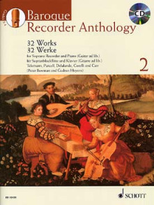 Baroque Recorder Anthology Vol 2 Flute A Bec Soprano