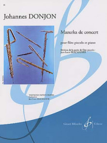 Donjon J. Mazurka de Concert Flute Piccolo