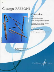 Rabboni G. Concertino OP 50 Flute Piccolo