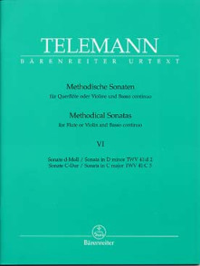 Telemann G.p. Methodical Sonatas Vol 6 Flute