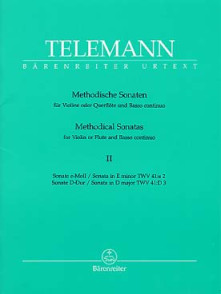Telemann G.p. Methodical Sonatas Vol 2 Flute