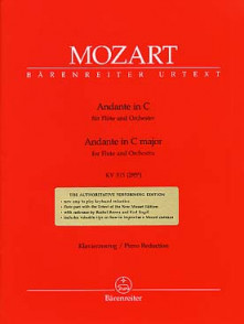 Mozart W.a. Andante KV 315 Flute