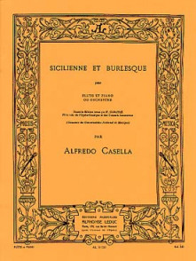 Casella A. Sicilienne Burlesque Flute