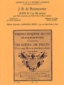 Boismortier J.b. Suite N°1 Flute