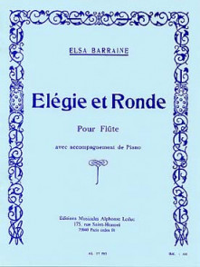 Barraine E. Elegie et Ronde Flute