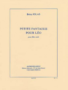 Jolas B. Petite Fantaisie Pour Leo Flute Solo