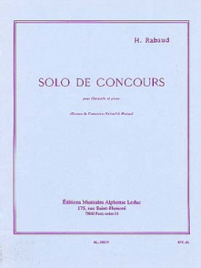 Rabaud H. Solo de Concours Clarinette