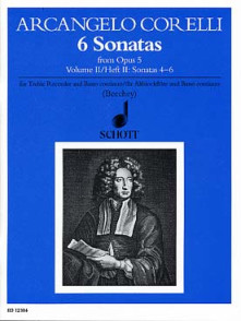 Corelli A. 6 Sonatas OP 5 Vol 2 Flute