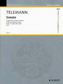 Telemann G.p. Sonate Sol Majeur Flute